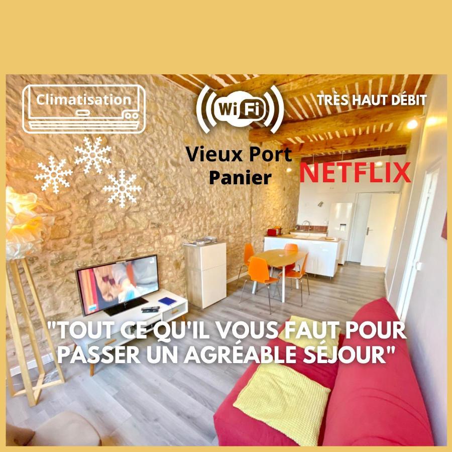 Vieux Port Proximite Panier Clim Central Cachet Marseille Exteriér fotografie