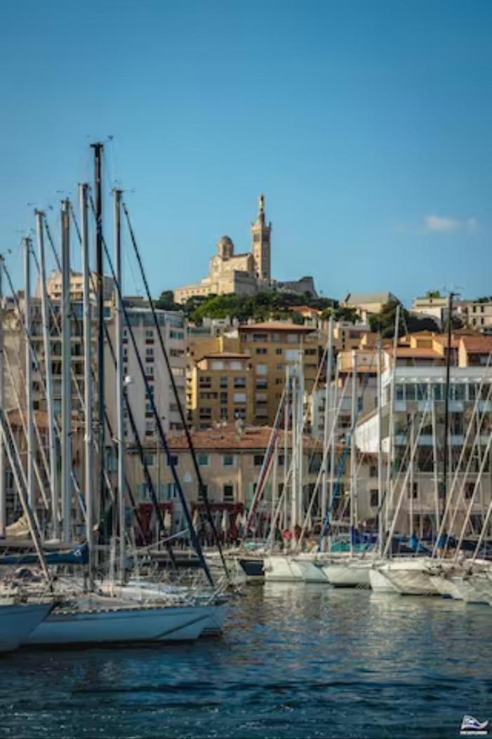 Vieux Port Proximite Panier Clim Central Cachet Marseille Exteriér fotografie